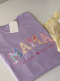 Custom Baby Clothes Keepsake T-Shirt | Embroidered Memory Appliqué Shirt