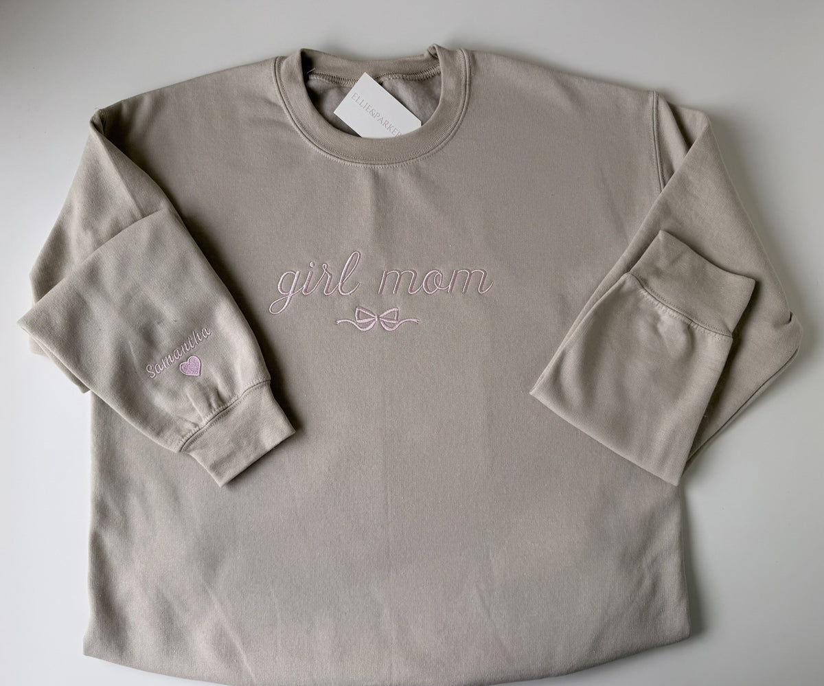Custom Embroidered Sweatshirt | Personalized Name Crewneck