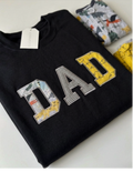 Custom Baby Clothes Keepsake Sweatshirt | Embroidered Memory Appliqué Gift for Dad